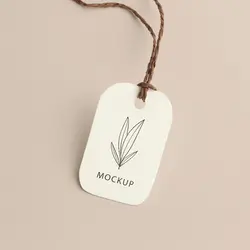 ماکت لیبل لباس های پارچه ای