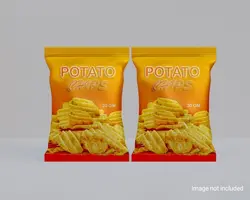 ماکت فویل بسته چیپس براق