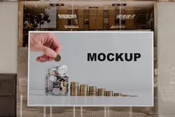 ماکت بیلبورد در محیط شهری