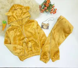 هودی شلوار پولیشی تدی