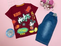 تیشرت شلوارک لی KIDS MICKEY