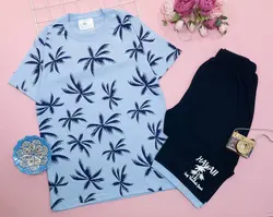 تیشرت شلوارک نخل هاوایی