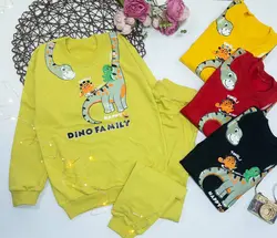 بلوزشلوار پسرانه dino family