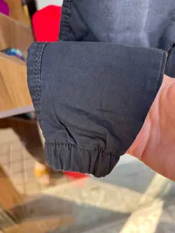 شلوار لاینردار ذغالی گتدار