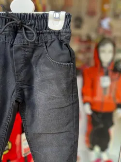 شلوار لاینردار ذغالی گتدار