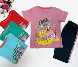 تیشرت و شلوارک باب اسفنجی و پاتریک