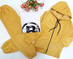 سه تیکه مخمل کبریتی