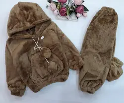 هودی و شلوار تدی خز دو رو