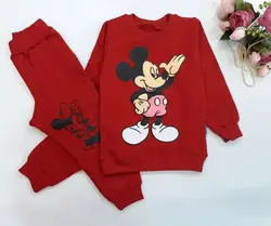 بلوز و شلوار طرح میکی و مینی موس
