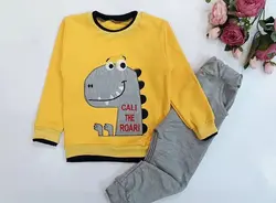 بلوز و شلوار دایناسور  CALI THE ROARI