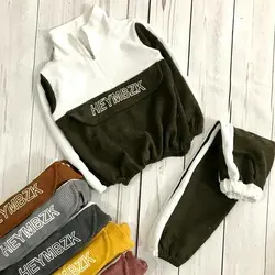 ست اسپرت مخمل کبریتی