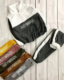 ست اسپرت مخمل کبریتی