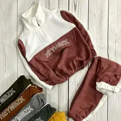 ست اسپرت مخمل کبریتی