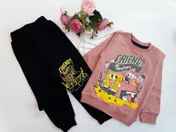 بلوز شلوار اسپرت با طرح باب اسفنجی و پاتریک