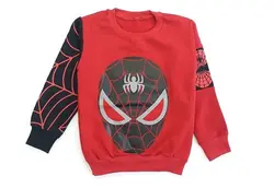 بلوز شلوار مرد عنکبوتی تك رنگ قرمز