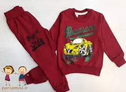 بلوز شلوار پسرانه ماشین سرعتی