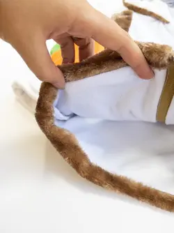 سویشرت تدی خرگوشی با کیف هویجی