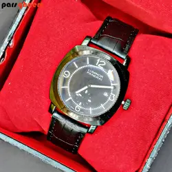 ساعت مچی مردانه و زنانه LUMINOR LP7030 شبنما دارای ثانیه شمار کامل مشکی