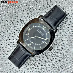 ساعت مچی مردانه و زنانه LUMINOR LP7030 شبنما دارای ثانیه شمار کامل مشکی