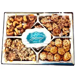 سوهان عسلی پنج مغز کادویی