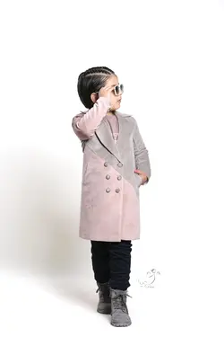 پالتو د‌و‌ رنگ یقه انگلیسی