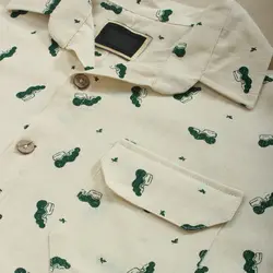 مانتو لینن یقه مردانه 2 جیب لیدی کد 227239