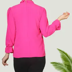 شومیز کرپ الیزه یقه ب ب کد 968128