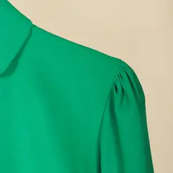 شومیز کرپ الیزه یقه ب ب کد 968128