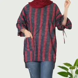 تونیک تنسل آستین گت تک جیب کد 267194