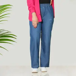 شلوار جین بگ کاغذی کد 75117