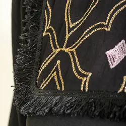 تونیک مشکی سینه خامه دوزی ابروبادی 957184