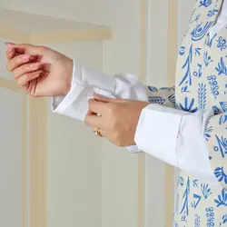 تونیک لینن یقه مردانه چاپی 32357