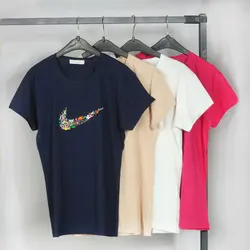 تیشرت نخ پنبه گلدوزی 16351