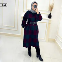 کفتان پشمی چهارخونه 269132