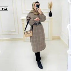 کفتان پشمی چهارخونه 269132