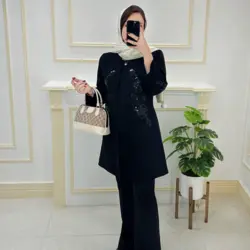 مانتو سوییت پولک دوزی کد227659