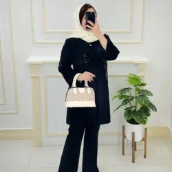 مانتو سوییت پولک دوزی کد227659