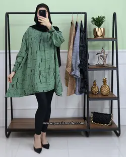 تونیک آستین بندی(976357)