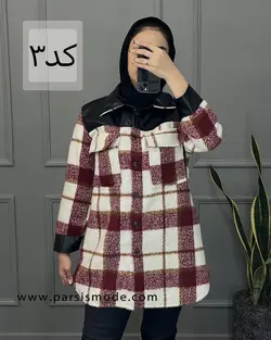 پالتو چرم دوزی (208104)