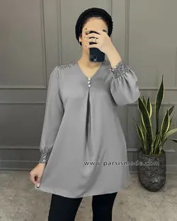 تونیک سرشانه پولک (103095)