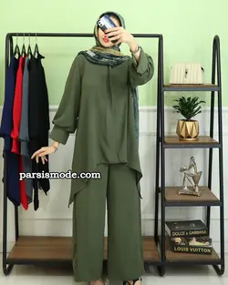 ست تونیک شلوار شقایق (1010104)