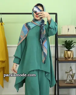 ست تونیک شلوار شقایق (1010104)