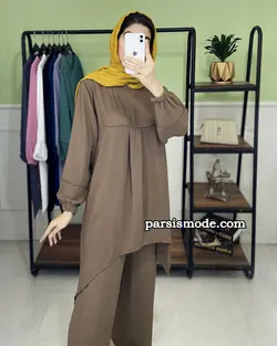 ست تونیک شلوار کژال (32118)