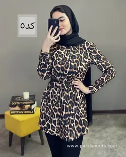 شومیز 5دکمه سایز بزرگ(165360)