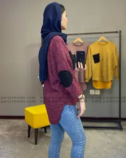 شومیز آنگورا تک جیب (928110)