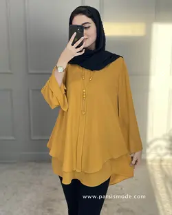 شومیز جلوپیله(10844)