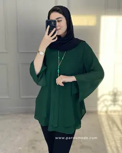 شومیز جلوپیله(10844)
