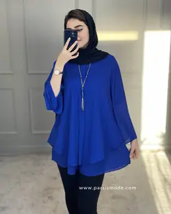 شومیز جلوپیله(10844)