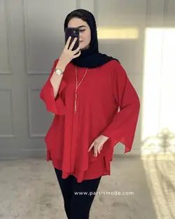 شومیز جلوپیله(10844)