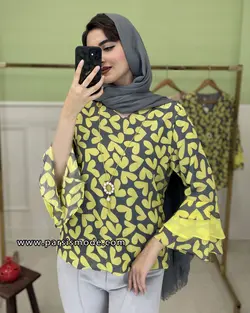 شومیز قلبی آستین کلوش ( 253200)